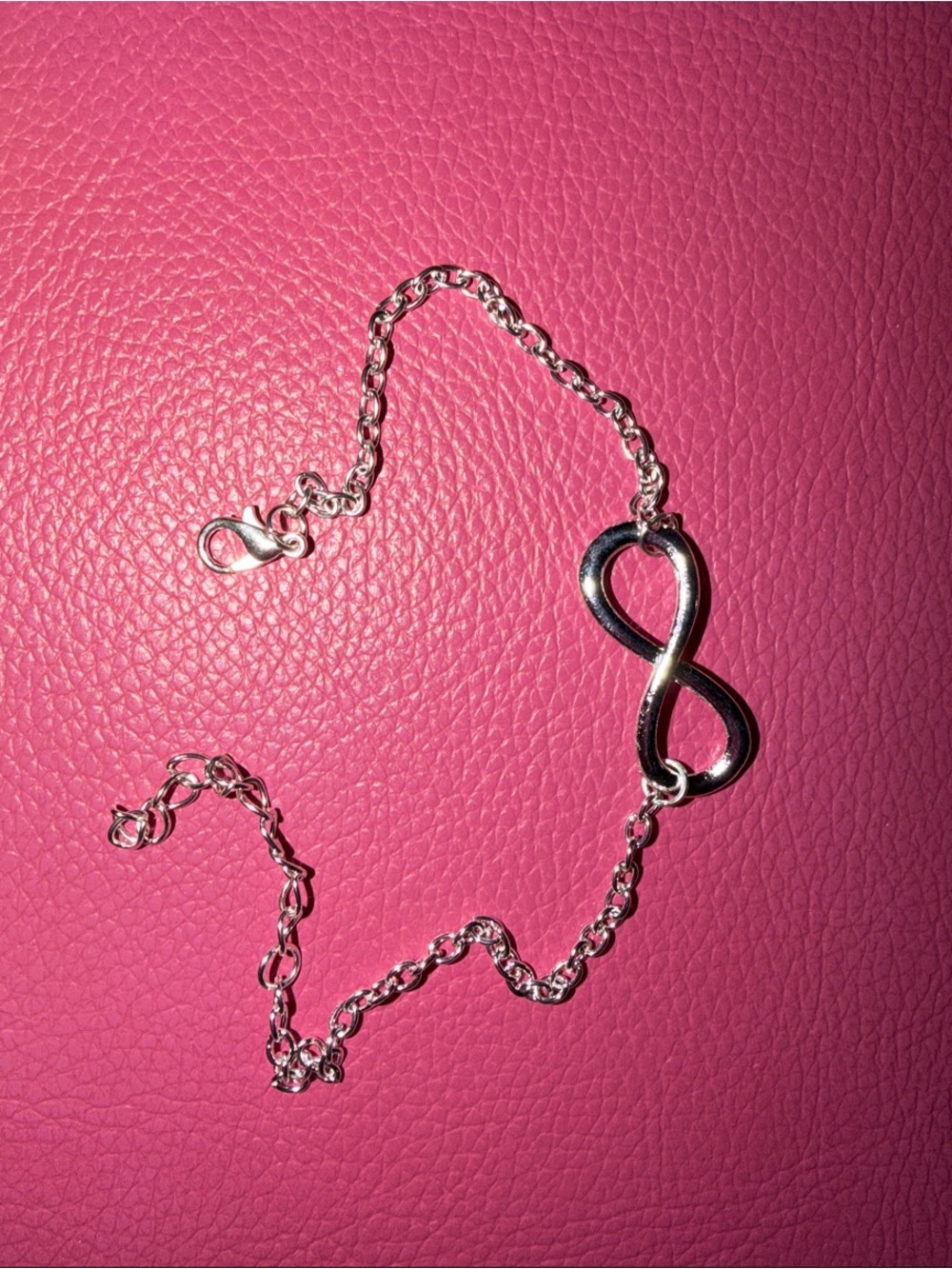 NEW Silver Infinity Link Bracelet / anklet